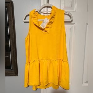 Yellow boutique blouse
